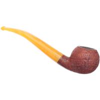 BriarWorks Original Brown Sandblasted with Amber Stem (OR01)