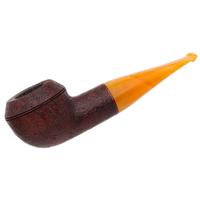 BriarWorks Classic Brown Sandblasted with Amber Stem (C52)