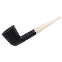 BriarWorks Classic Dark Rusticated with White Stem (C61)