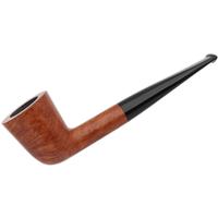 BriarWorks Classic Natural Smooth with Black Stem (C61)