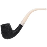 BriarWorks Classic Dark Sandblasted with White Stem (C13)