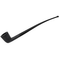BriarWorks Classic Dark Rusticated Churchwarden with Black Stem (C61XL)