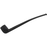 BriarWorks Classic Dark Rusticated Churchwarden with Black Stem (C22XL)