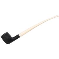 BriarWorks Classic Dark Rusticated Churchwarden with White Stem (C22XL)