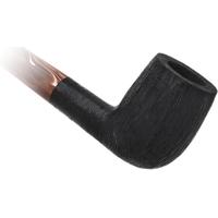 BriarWorks Classic Dark Rusticated Churchwarden with Coffee Stem (C22XL)