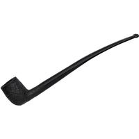 BriarWorks Classic Dark Sandblasted Churchwarden with Black Stem (C22XL)