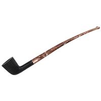 BriarWorks Classic Dark Rusticated Churchwarden with Coffee Stem (C61XL)
