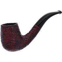 BriarWorks Classic Brown Sandblasted with Black Stem (C13)