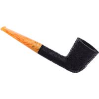 BriarWorks Classic Dark Sandblasted with Amber Stem (C61)