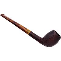 BriarWorks Classic Brown Sandblasted with Tortoise Stem (C142)