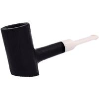 BriarWorks Classic Dark Rusticated with White Stem (C71)