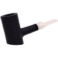 BriarWorks Classic Dark Sandblasted with White Stem (C71)