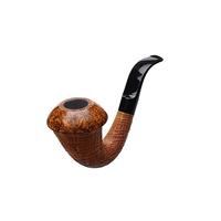 BriarWorks Signature Light Sandblasted Magnetic Calabash with Light Smooth Cap