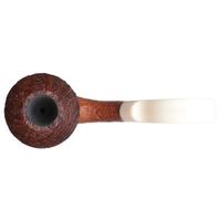 BriarWorks Signature Light Sandblasted Magnetic Calabash with Brown Sandblasted Cap