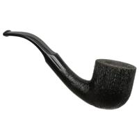 BriarWorks Classic Dark Rusticated with Black Stem (C131)