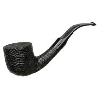 BriarWorks Classic Dark Sandblasted with Black Stem (C131)