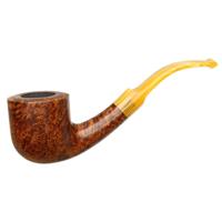 BriarWorks Classic Light Smooth with Amber Stem (C131)