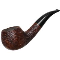 BriarWorks Classic Brown Sandblasted with Black Stem (C101)