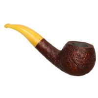BriarWorks Classic Crimson Sandblasted with Amber Stem (C101)