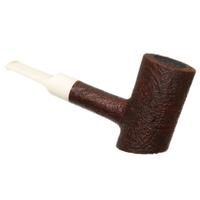 BriarWorks Classic Brown Sandblasted with White Stem (C71)