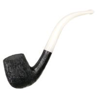 BriarWorks Classic Dark Rusticated with White Stem (C13)