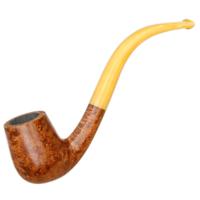 BriarWorks Classic Light Smooth with Amber Stem (C13)