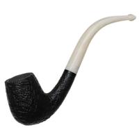 BriarWorks Classic Dark Sandblasted with White Stem (C13)