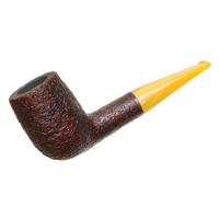 BriarWorks Classic Brown Sandblasted with Amber Stem (C22)