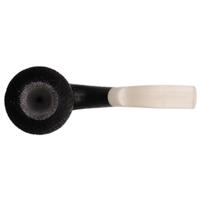 BriarWorks Signature Dark Sandblasted Calabash with Dark Rusticated Cap