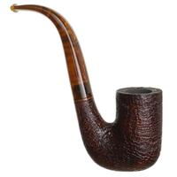 BriarWorks Classic Brown Sandblasted with Tortoise Stem (C151XL)