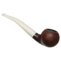 BriarWorks Original Brown Sandblasted with White Stem (OR01L)