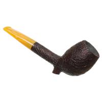 BriarWorks Classic Brown Sandblasted with Amber Stem (C141S)