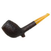 BriarWorks Classic Brown Sandblasted with Amber Stem (C141S)