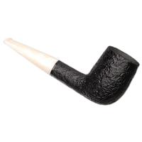 BriarWorks Classic Dark Sandblasted with White Stem (C22)