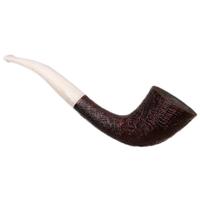 BriarWorks 10th Anniversary Classic Brown Sandblasted with White Stem (C10)