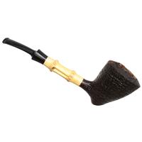 Davide Iafisco Sandblasted Bent Dublin Sitter with Bamboo