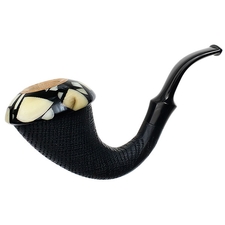 Mimmo Provenzano Sandblasted Morta Calabash with Polymerized Tagua Nut (Collection)