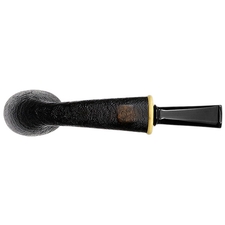 Steve Liskey Partially Sandblasted Long Shank Bent Dublin with Boxwood