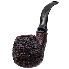 Jody Davis Sandblasted Bent Brandy with Mexican Bacote (Friar) (A16) (03)