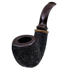 Jody Davis Partially Sandblasted Bent Dublin with Stellar