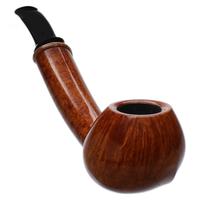 Jody Davis Smooth Long Shank Bent Apple with Amboyna Burl (Cardinal) (A18) (12)