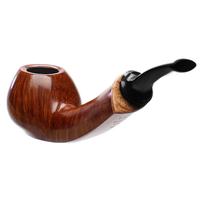 Jody Davis Smooth Long Shank Bent Apple with Amboyna Burl (Cardinal) (A18) (12)