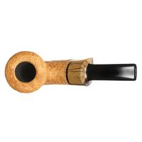 Jody Davis Sandblasted Bent Dublin Sitter with Cocobolo (Friar) (A22) (19)