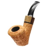 Jody Davis Sandblasted Bent Dublin Sitter with Cocobolo (Friar) (A22) (19)