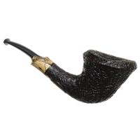 Jody Davis Sandblasted Bent Dublin with Spalted Tamarind (Friar) (C23) (74)