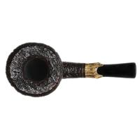 Jody Davis Sandblasted Bent Dublin with Spalted Tamarind (Friar) (C23) (74)