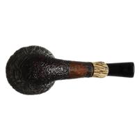 Jody Davis Sandblasted Bent Dublin with Spalted Tamarind (Friar) (C23) (74)