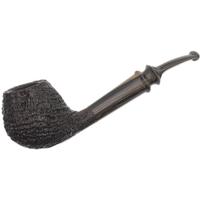 Jody Davis Sandblasted Apple with Black and White Ebony (Friar) (C24) (45)