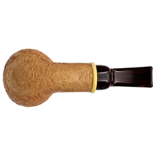 Bill Shalosky Sandblasted Bent Egg with Boxwood (366)