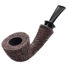 Bill Shalosky Sandblasted Bent Dublin With Fordite (371)